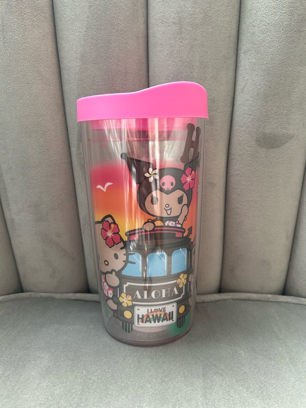 Hello Kitty, Kuromi & My Melody Hawaii Aloha Travel Tumbler